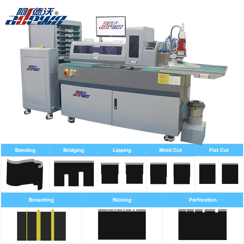 دستگاه خم کن خودکار قالب فولادی چند منظوره ABM-832C2 برای قالب سازان دارای گواهی BOBST