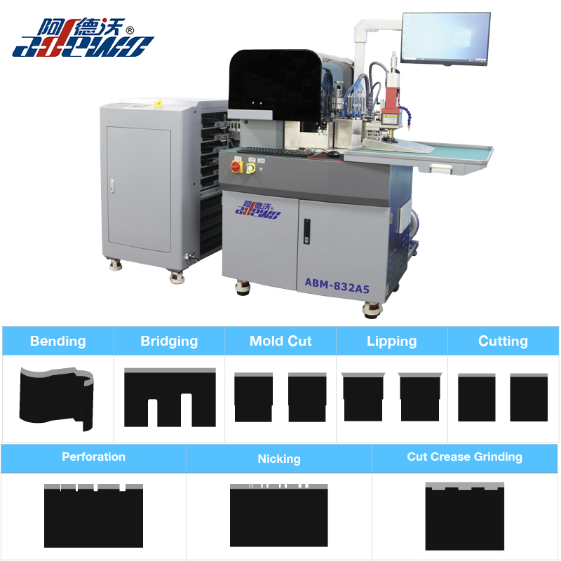 دستگاه خم کن خودکار با قاعده فولادی جدید با سنگ زنی برش